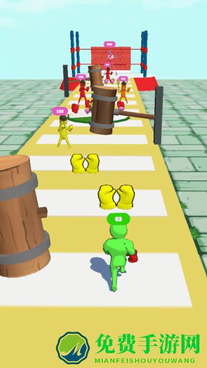 火与水拳击游戏