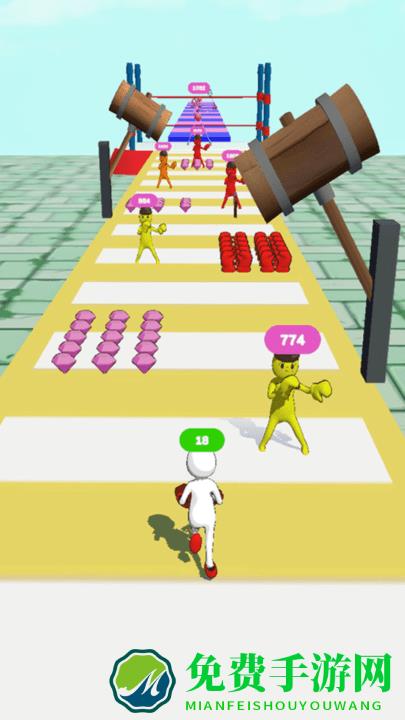 火与水拳击游戏