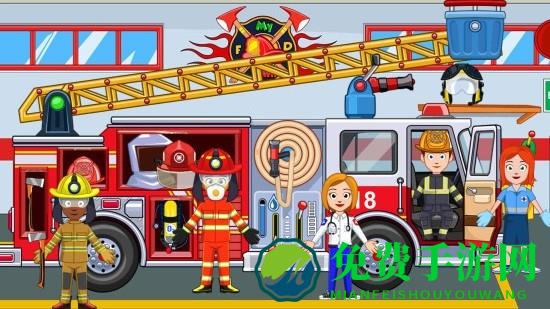 我的小镇消防员游戏