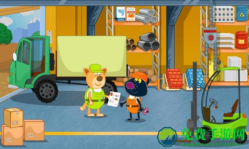 真实挖掘机修理店游戏