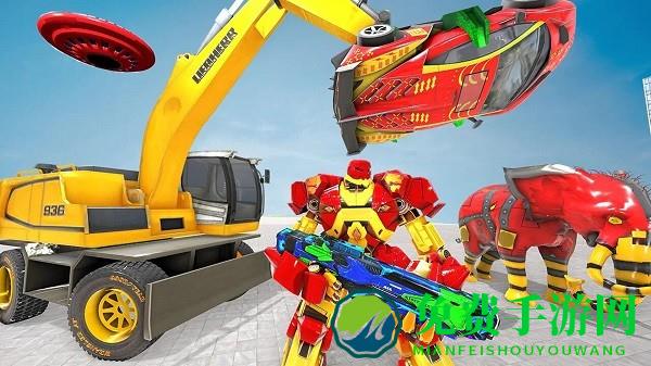 机器人变形挖掘机游戏下载