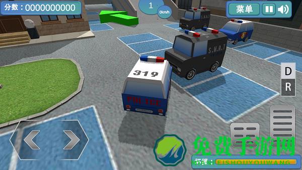 3d警车停车场游戏