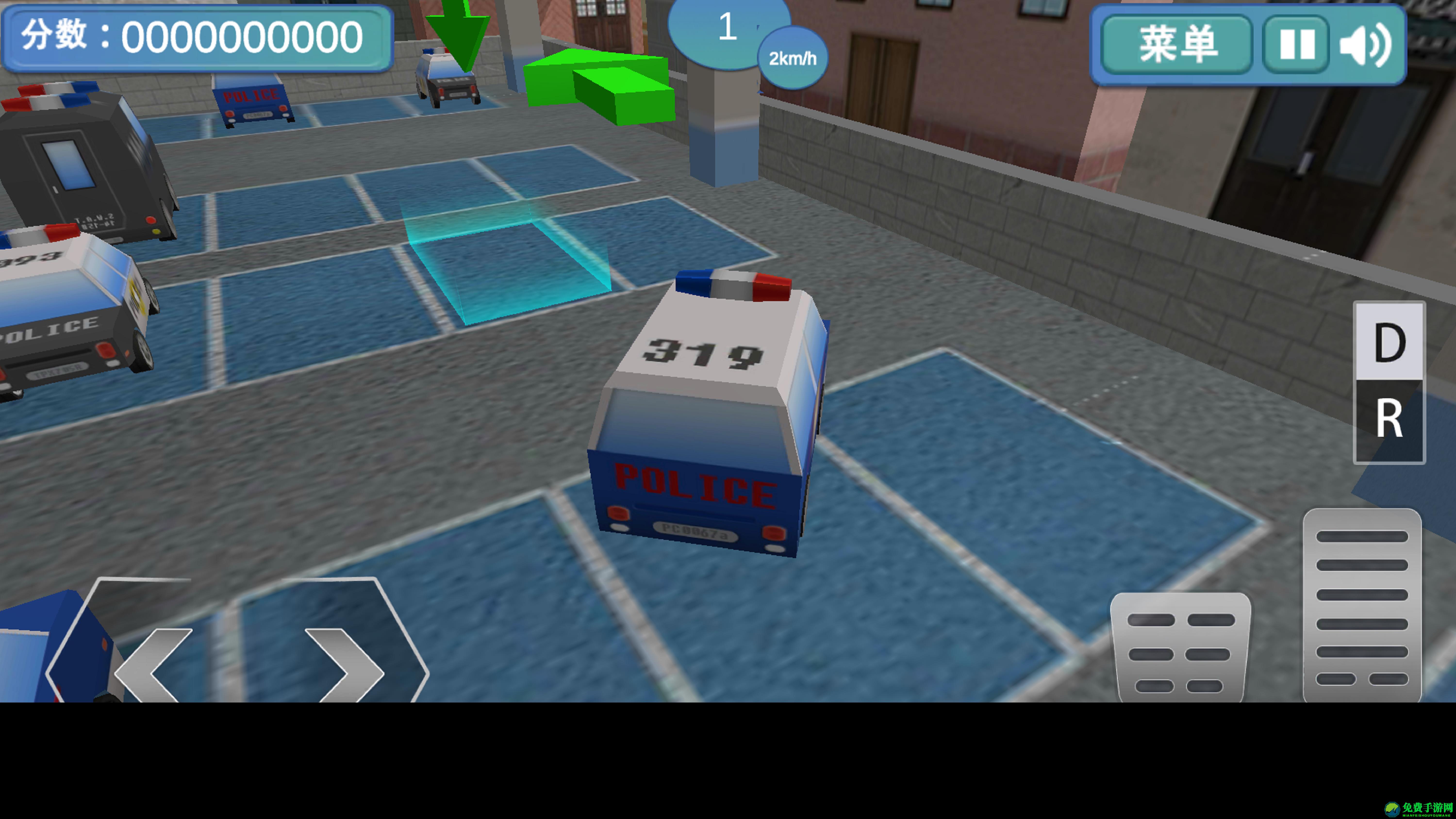 3d警车停车场游戏