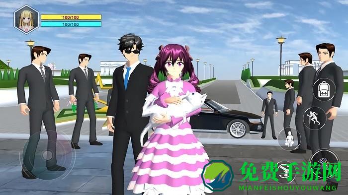 樱花校园闪亮女生游戏