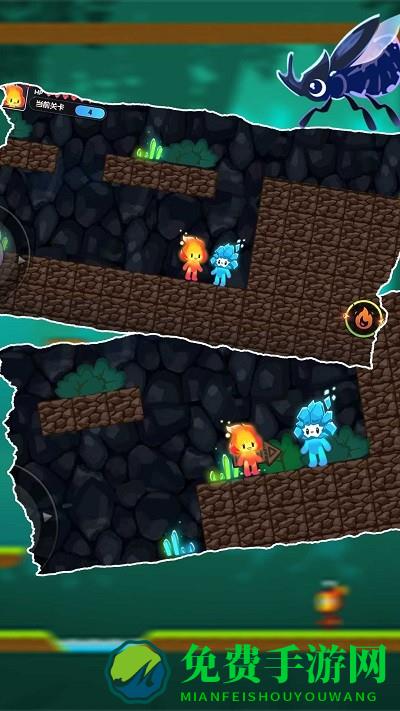 红蓝大冒险小游戏