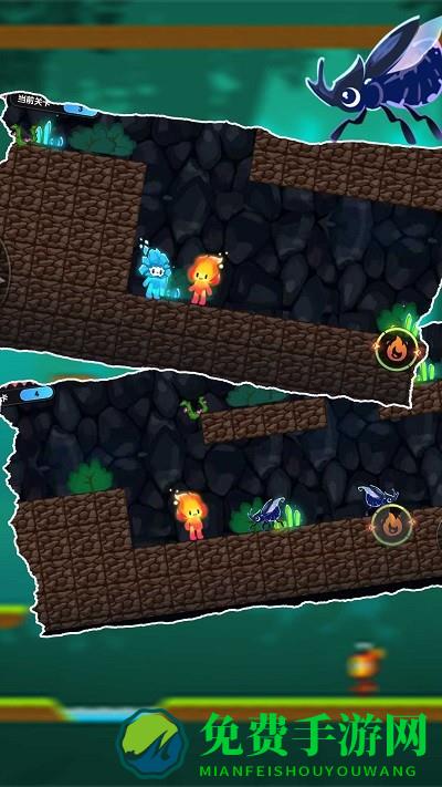 红蓝大冒险小游戏