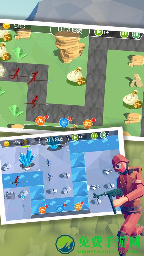 疯狂国王塔防战中文版