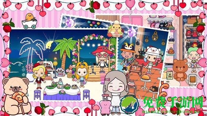 迷你城堡小镇度假游戏