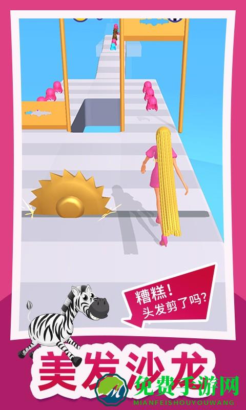 头发冲冲冲小游戏