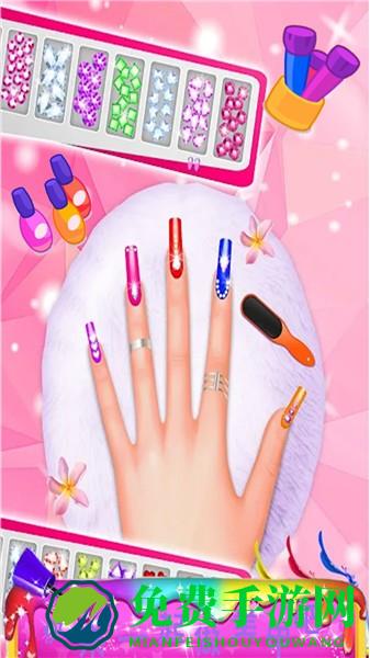 时尚女孩迷你美甲游戏