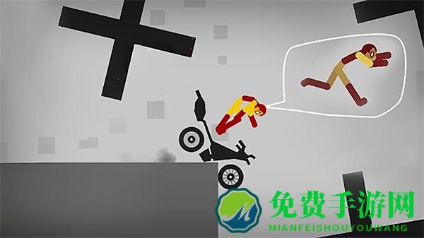 火柴人撞车模拟