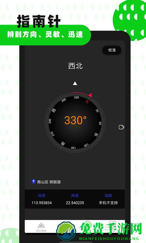 高度海拔gps指南针软件