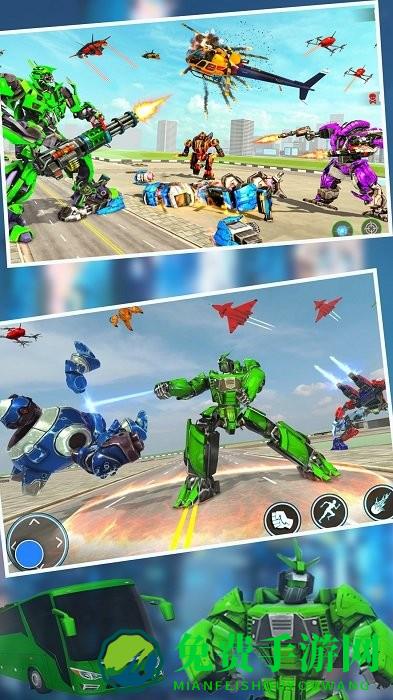 变形机器人巴士游戏