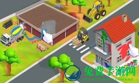 模拟挖掘机建房子游戏
