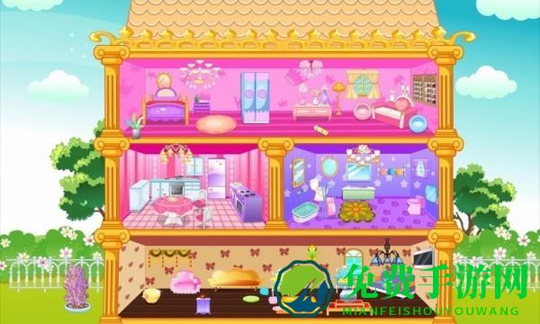 打工装扮娃娃屋游戏