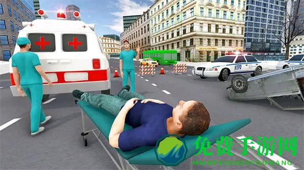 城市紧急救护车游戏