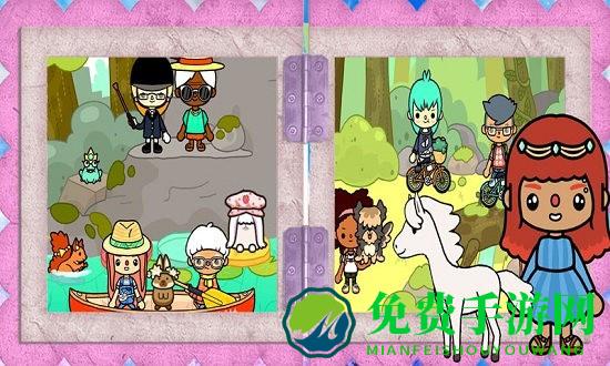 迷你城堡建筑小镇