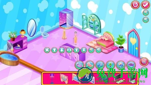 公主房间装饰设计游戏