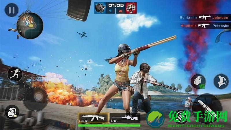 模拟真实吃鸡对决游戏