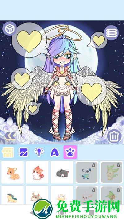 粉彩怪物娃娃换装游戏