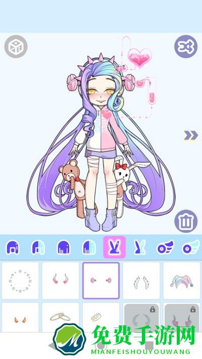 粉彩怪物娃娃换装游戏