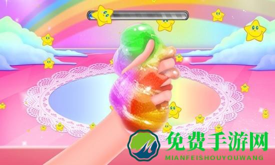 独角兽粉彩粘液游戏