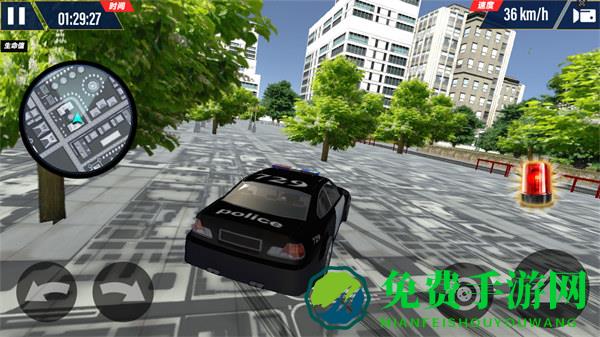 警车自由驾驶