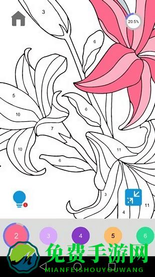 二次元数字涂色免费版