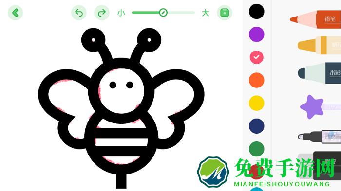 儿童简笔画画板游戏