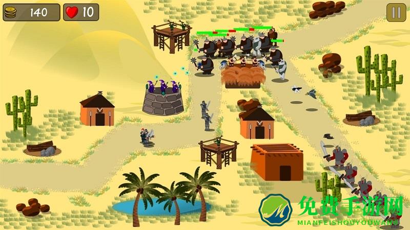 沙漠王国防御战无限金币版
