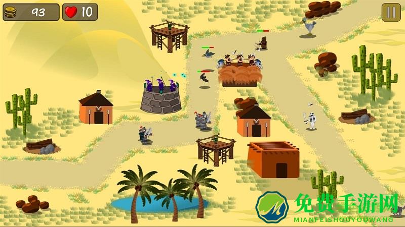 沙漠王国防御战无限金币版