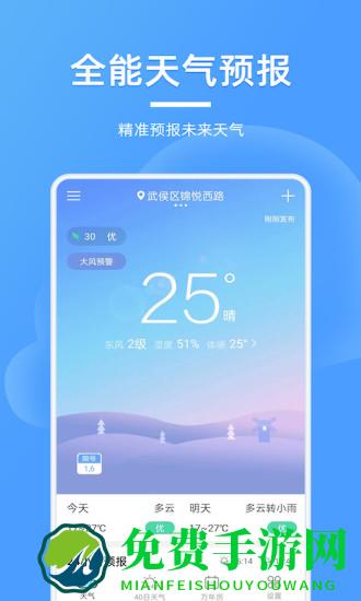 精美天气预报app
