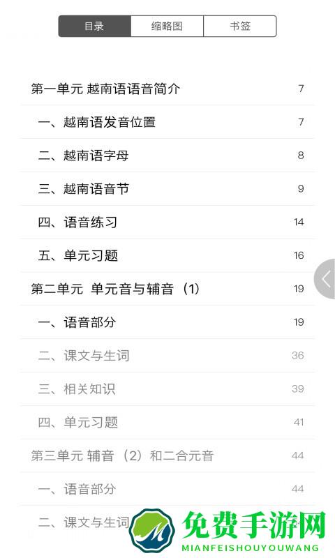 大学越南语入门篇手机版