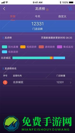 北京阳光餐饮app监控