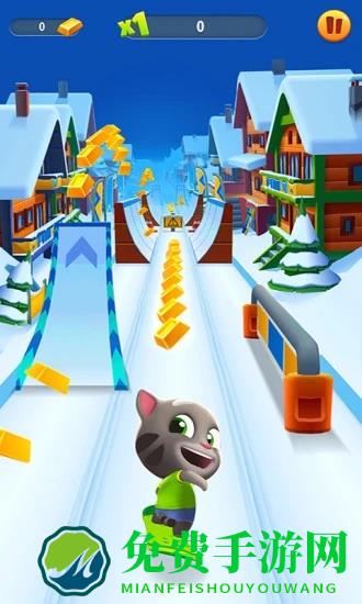 汤姆猫跑酷雪地版