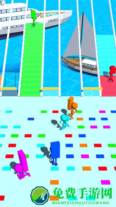 香肠人搭桥模拟