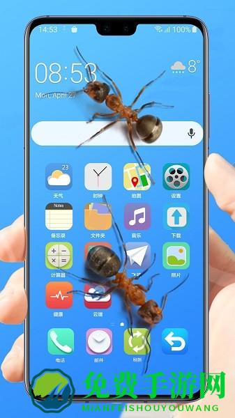 蜘蛛屏幕模拟游戏