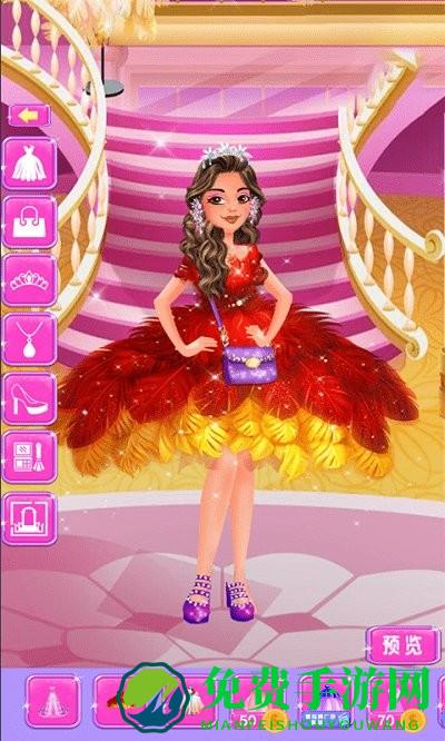 芭比公主婚礼换装小游戏