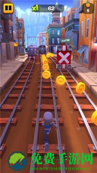 地铁跑酷城市版无限金币(Subway Surfers City)