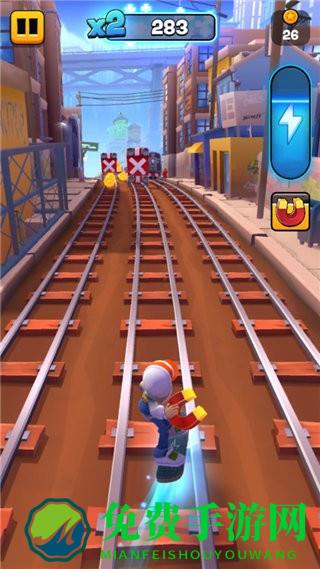 地铁跑酷城市版无限金币(Subway Surfers City)