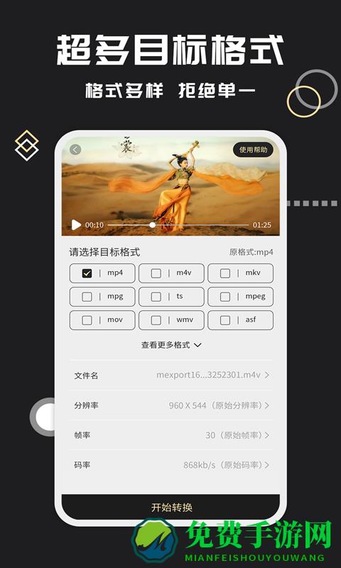 视频格式转换王手机版