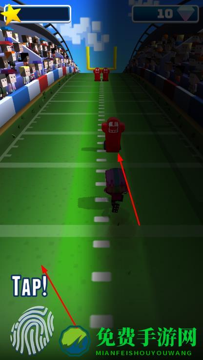 方块头橄榄球斗兽场