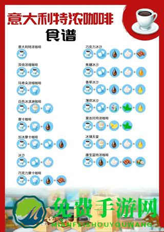 我的咖啡馆2023最新版食谱攻略2