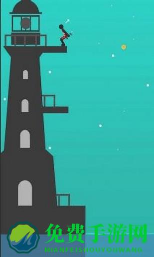 火柴人悬崖翻转跳水游戏