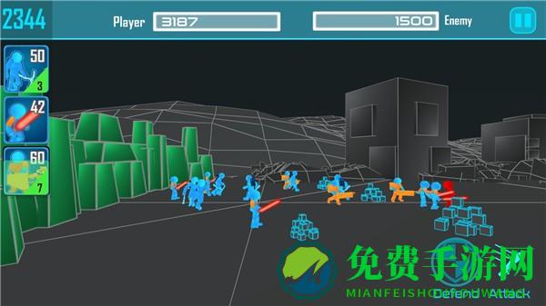 火柴人霓虹战争无限金币