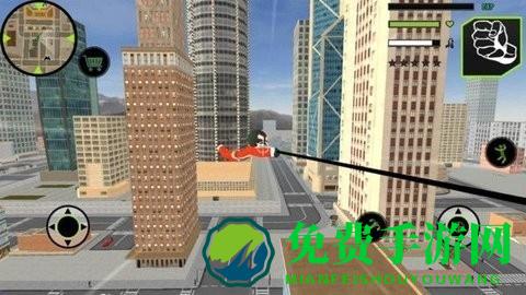 圣诞老人火柴人绳索英雄无限金币