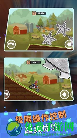 登山极限摩托狂飙小游戏